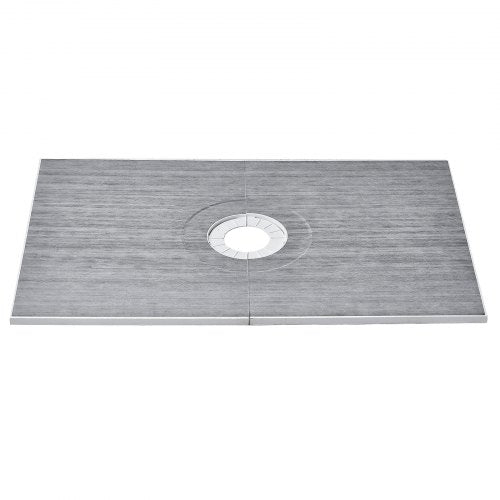 Shower Curb Kit 48x72 Shower Pan Kit with 63 Central Drain Lightweight