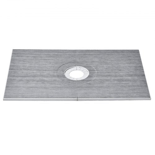 Shower Curb Kit 60x38 Shower Pan Kit with 63 Central Drain Lightweight