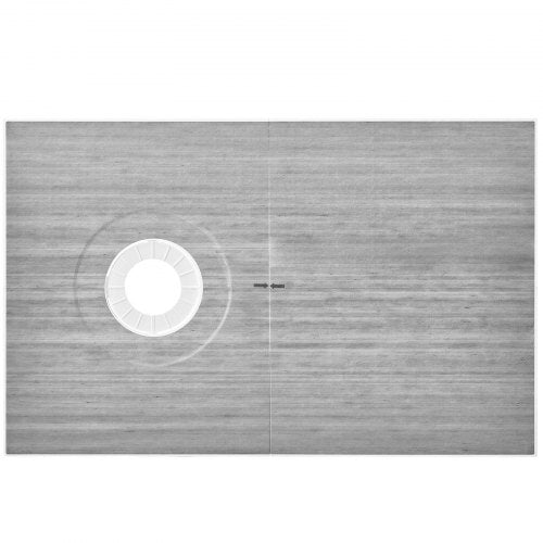 Shower Curb Kit 60x38 Shower Pan Kit with 63 Offset Drain Lightweight