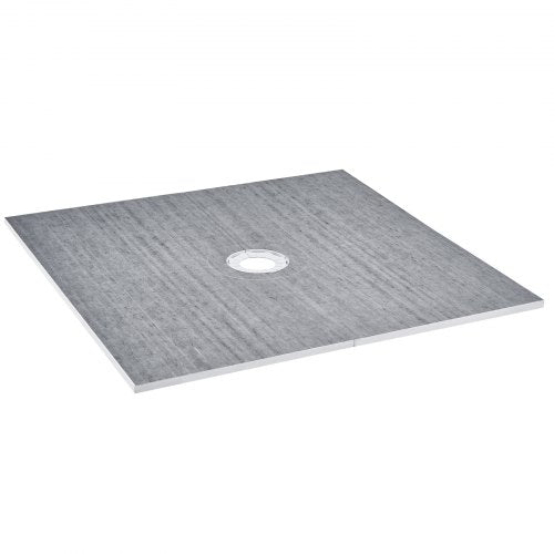 Shower Curb Kit 72x72 Shower Pan Kit with 63 Central Drain Lightweight