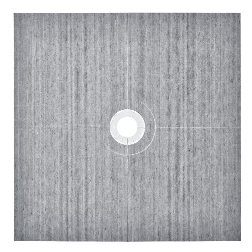 Shower Curb Kit 72x72 Shower Pan Kit with 63 Central Drain Lightweight