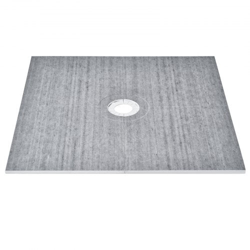 Shower Curb Kit 72x72 Shower Pan Kit with 63 Central Drain Lightweight
