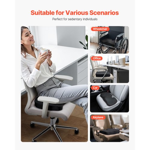 Seat Cushion Cooling Gel Memory Foam Seat Cushion PressureRelief