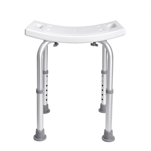 Shower Chair Adjustable Height Shower Stool with Builtin Handles Shower
