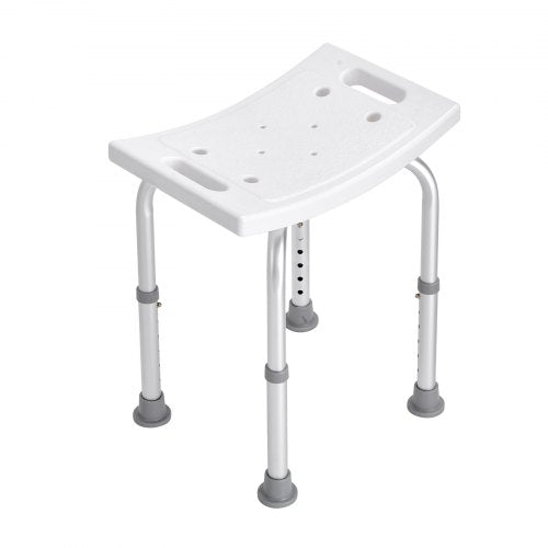 Shower Chair Adjustable Height Shower Stool with Builtin Handles Shower