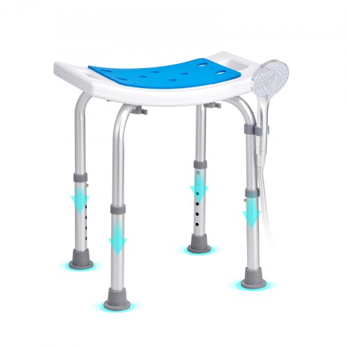 Shower Chair Adjustable Height Shower Stool Shower Seat for Inside Shower