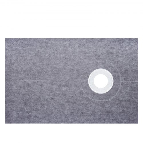 Shower Curb Kit 38 x 60 Watertight Shower Curb Overlay with 4 PVC