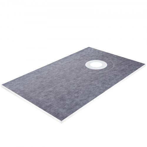 Shower Curb Kit 38 x 60 Watertight Shower Curb Overlay with 4 PVC