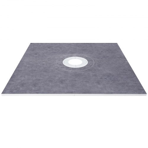 Shower Curb Kit 48x48 Watertight Shower Curb Overlay with 4 ABS