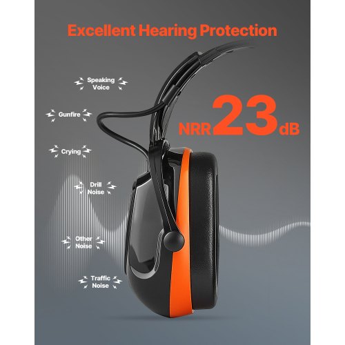 Safety Earmuffs Electronic Ear Muffs with 51 Bluetooth Technology Ear