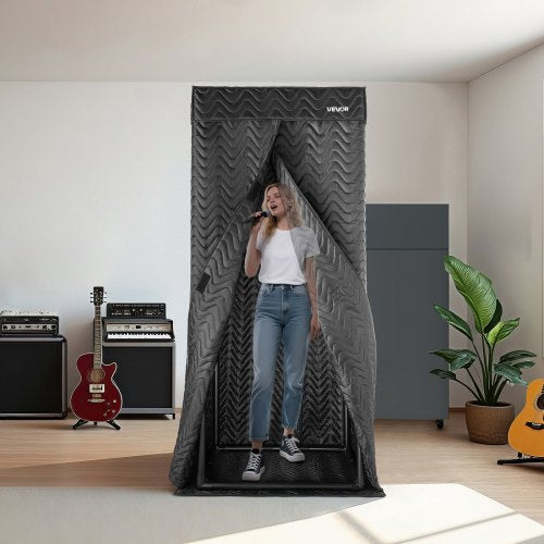 656 ft Portable Vocal Booth Recording Booth with Travel Bag for Voiceovers