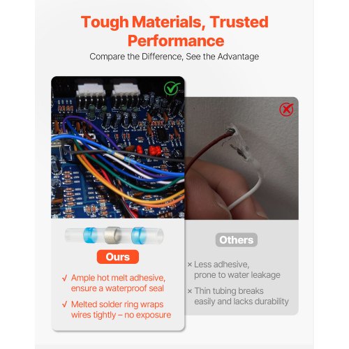 Heat Shrink Butt Connectors 330PCS Waterproof Solder Seal Wire Connectors
