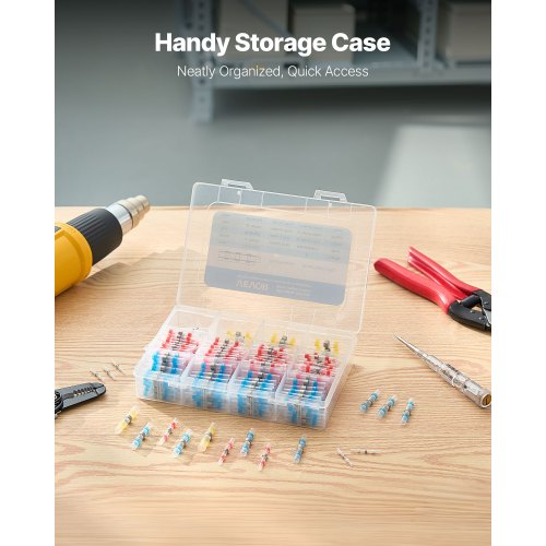 Heat Shrink Butt Connectors 330PCS Waterproof Solder Seal Wire Connectors