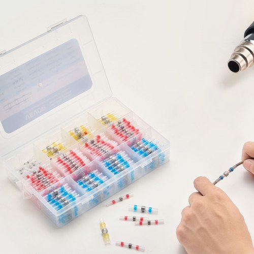 Heat Shrink Butt Connectors 330PCS Waterproof Solder Seal Wire Connectors