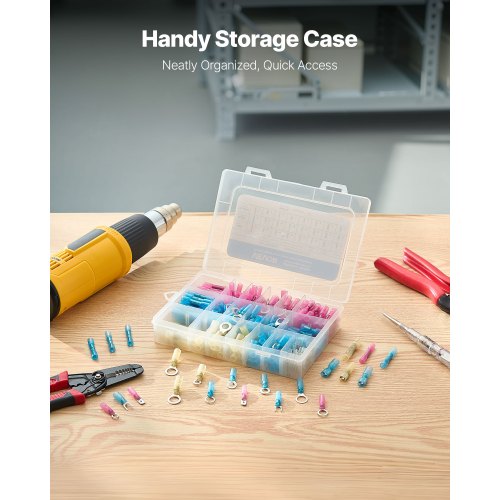 Heat Shrink Wire Connectors 320PCS Electrical Waterproof Crimp Connectors