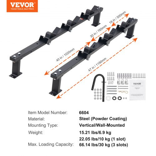 Trimmer Rack 3 Place Weeder Trimmer Rack Trim Holder Trailer Rack with Zinc