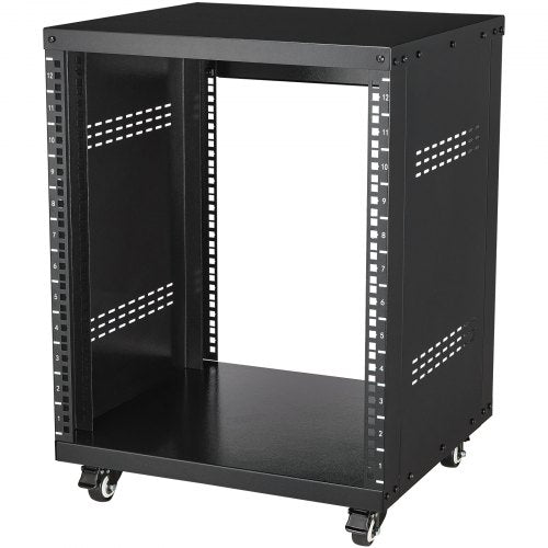 12U AV Rack Stand 300 lbs Capacity Network Stereo Recording Studio Rack