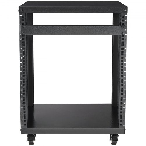 12U AV Rack Stand 300 lbs Capacity Network Stereo Recording Studio Rack