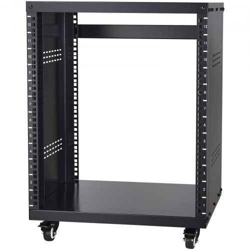 12U AV Rack Stand 300 lbs Capacity Network Stereo Recording Studio Rack