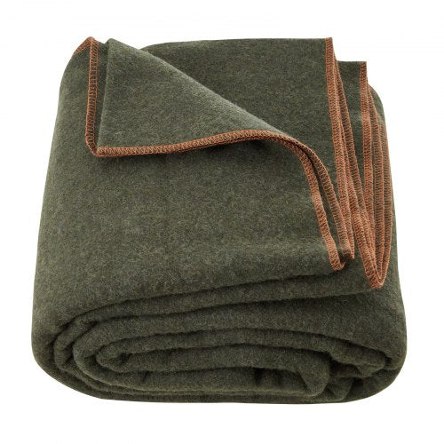 Wool Camping Blanket Large Warm Stadium Blanket Waterproof Windproof
