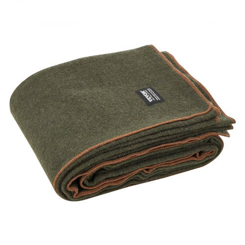 Wool Camping Blanket Large Warm Stadium Blanket Waterproof Windproof