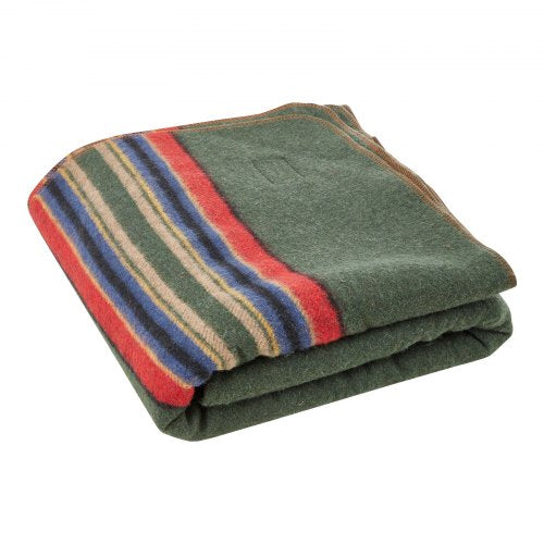 Wool Camping Blanket Large Warm Stadium Blanket Waterproof Windproof