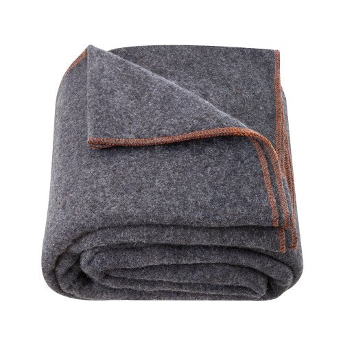 Wool Camping Blanket Large Warm Stadium Blanket Waterproof Windproof