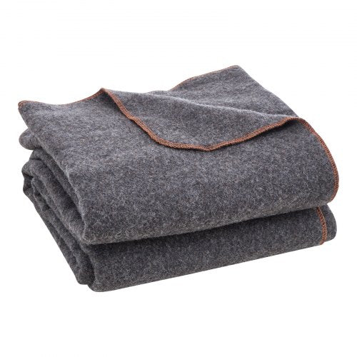 Wool Camping Blanket Large Warm Stadium Blanket Waterproof Windproof