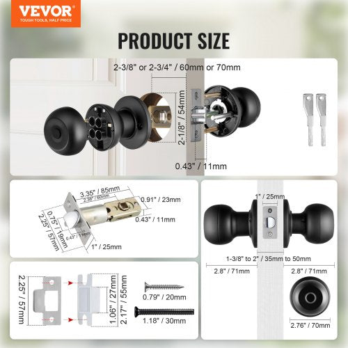 Smart Door Knob Biometric Door Lock Bluetooth Smart Lock Fingerprint Smart