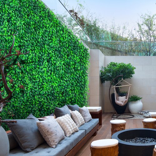 Artificial Boxwood Panels 16 PCS 20x20 Boxwood Hedge Wall Panels PE
