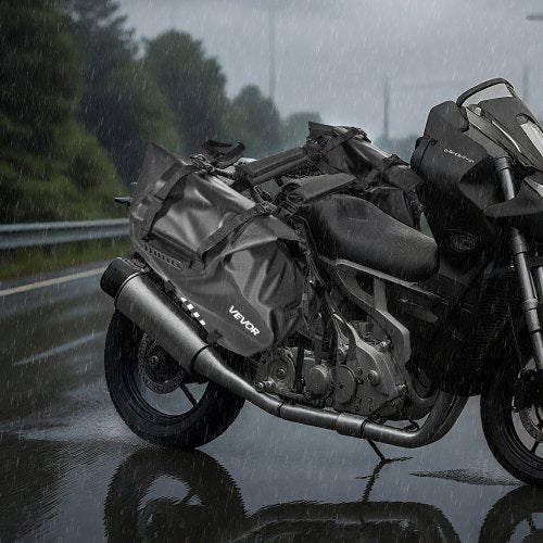 Motorcycle Saddlebags 28 L 14 L x 2 Large Capacity Side Saddle Bags