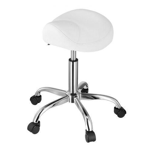 Saddle Stool with Wheels 450 LBS Weight Capacity Ergonomic Rolling Stool