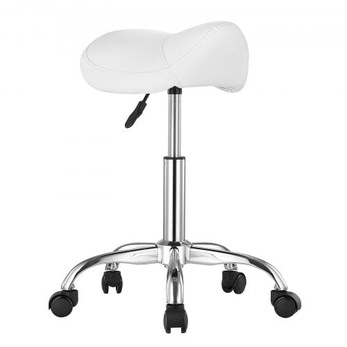 Saddle Stool with Wheels 450 LBS Weight Capacity Ergonomic Rolling Stool