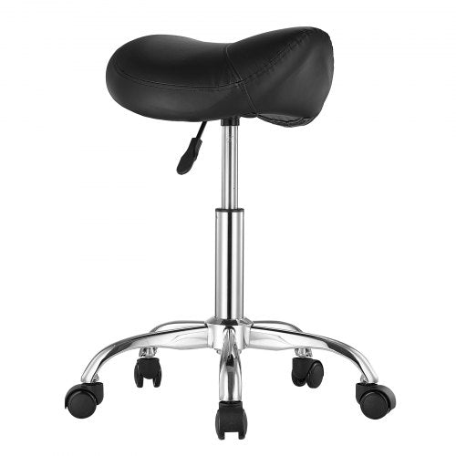 Saddle Stool with Wheels 450 LBS Weight Capacity Ergonomic Rolling Stool