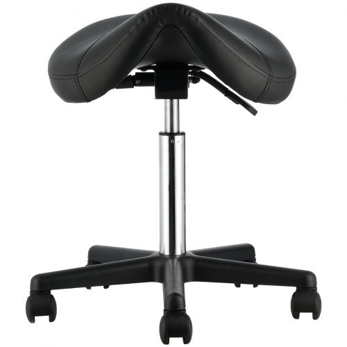 Saddle Stool with Wheels 400 LBS Weight Capacity Height Adjustable