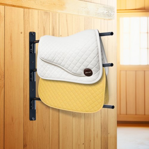 Wall Mounted Saddle Rack 309 x 299 x 5.5 in 2 Packs Swing Out Saddle