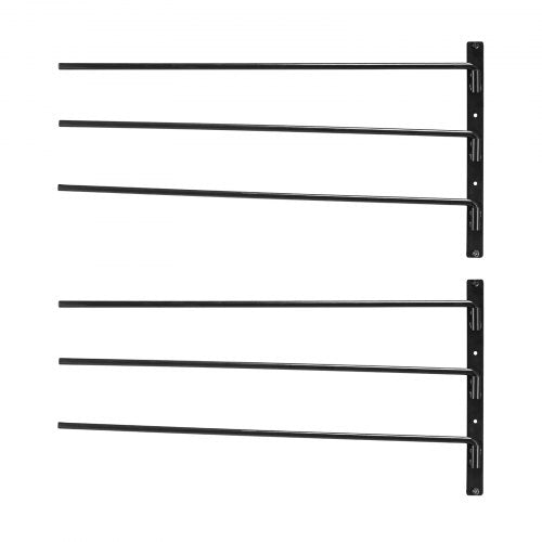 Wall Mounted Saddle Rack 309 x 299 x 5.5 in 2 Packs Swing Out Saddle