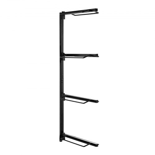 Wall Mount Saddle Rack 24 x 7 x 52 in Four Tiers Horse Saddle Storage