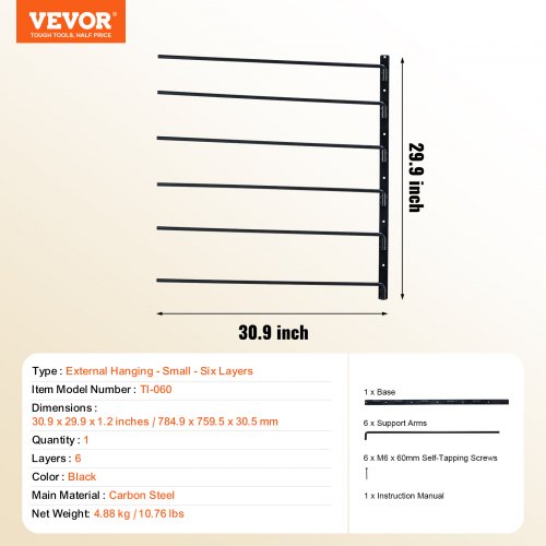 Wall Mounted Saddle Rack 309 x 299 x 5.5 in Swing Out Saddle Holder Six
