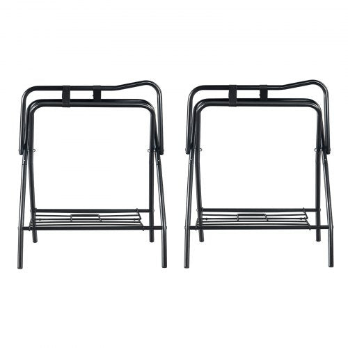 Folding Saddle Rack 28 x 19 x 37.5 in 2 Packs Freestanding Horse Saddle