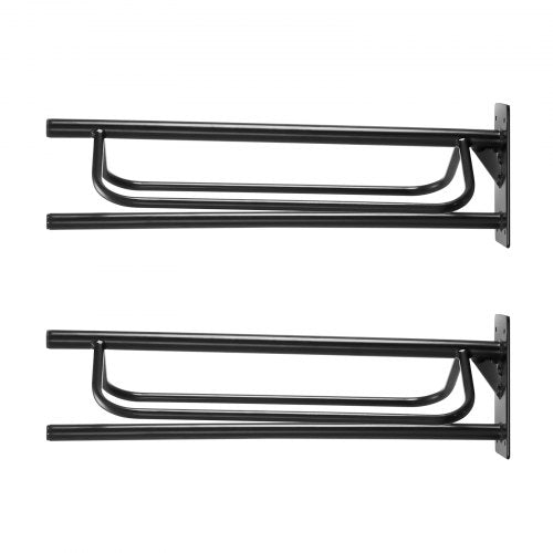 Saddle Rack with Pad Bar 238 x 126 x 10.2 in 2 Packs Wall Mounted Saddle