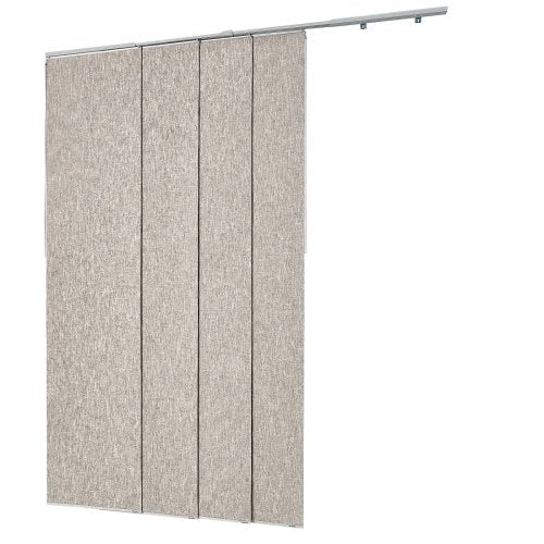Panel Track Blinds Extendable Track from 45.8 in to 86 in W Trimmable