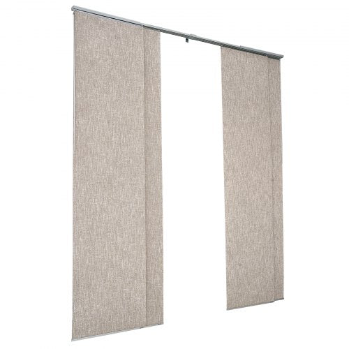 Panel Track Blinds Extendable Track from 45.8 in to 86 in W Trimmable
