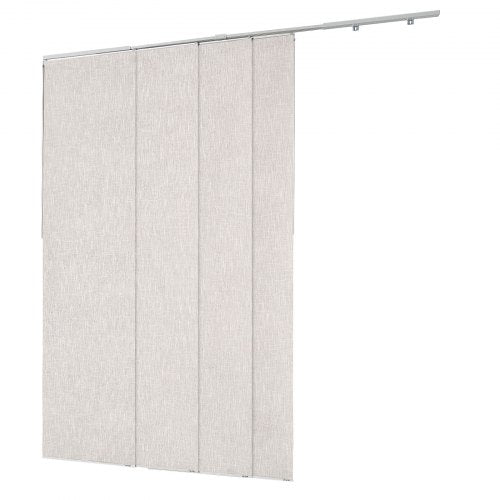 Panel Track Blinds Extendable Track from 45.8 in to 86 in W Trimmable 4