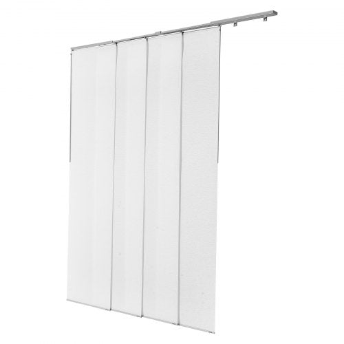 Panel Track Blinds Extendable Track from 45.8 in to 86 in W Trimmable 5