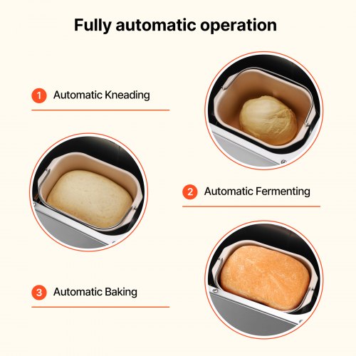 Bread Maker 19in1 2LB Dough Machine Nonstick Ceramic Pan Automatic