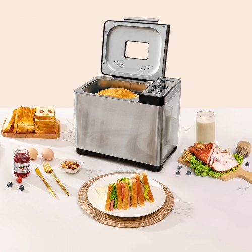 Bread Maker 19in1 2LB Dough Machine Nonstick Ceramic Pan Automatic