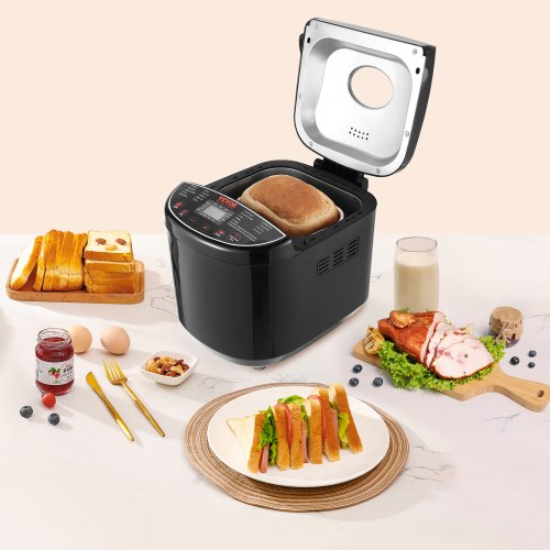 Bread Maker 19in1 2LB Dough Machine Nonstick Ceramic Pan Automatic