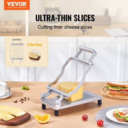 Cheese Cutter with Wire Cheeser Butter Cutting 02 UltraThin Cheese Slicer