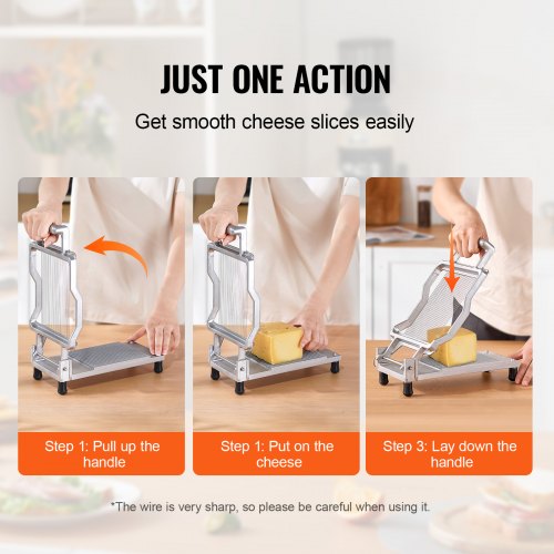 Cheese Cutter with Wire Cheeser Butter Cutting 02 UltraThin Cheese Slicer